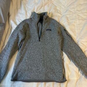 Patagonia Women’s Zip-Up Sweater in Heather Gray